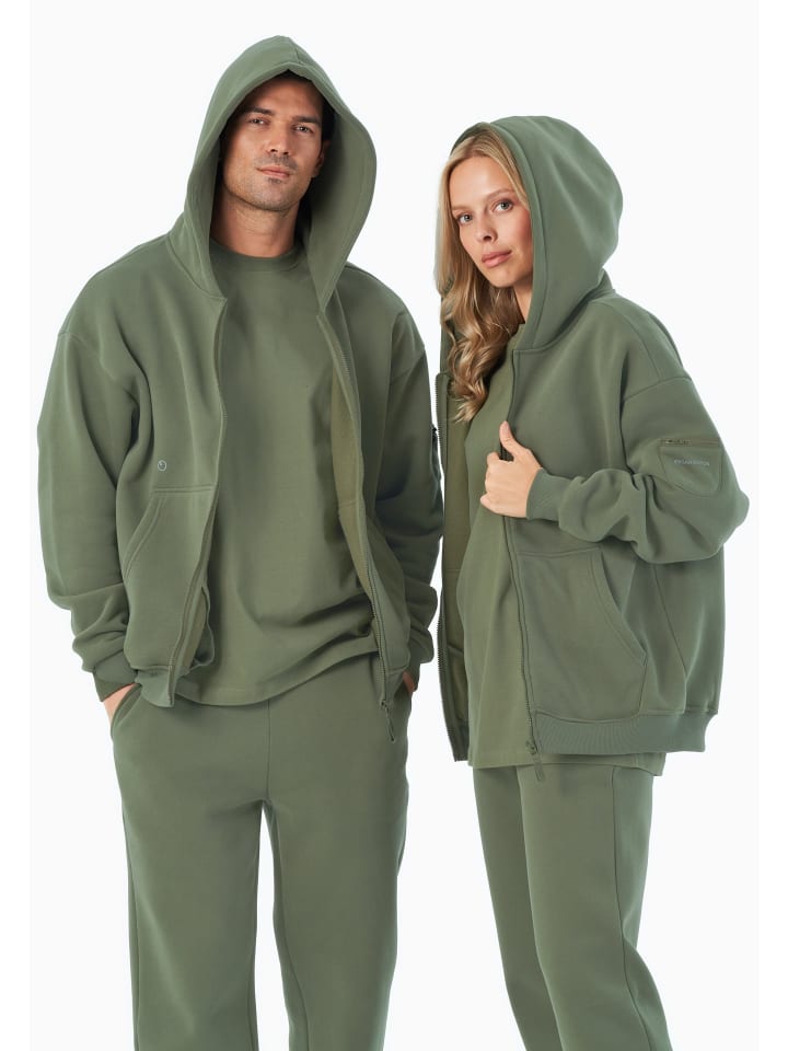 Sweatshirt "JENNA" in Oliv