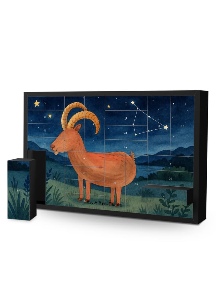 Adventskalender Sternzeichen Steinbock Design o... in Weiß