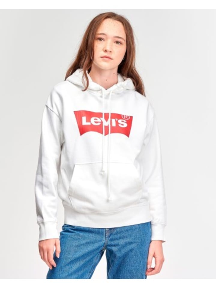 Sweatshirt in Weiß