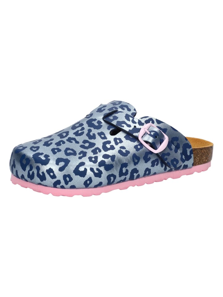 Hausschuh "Bioline Clog Kids" in Blau