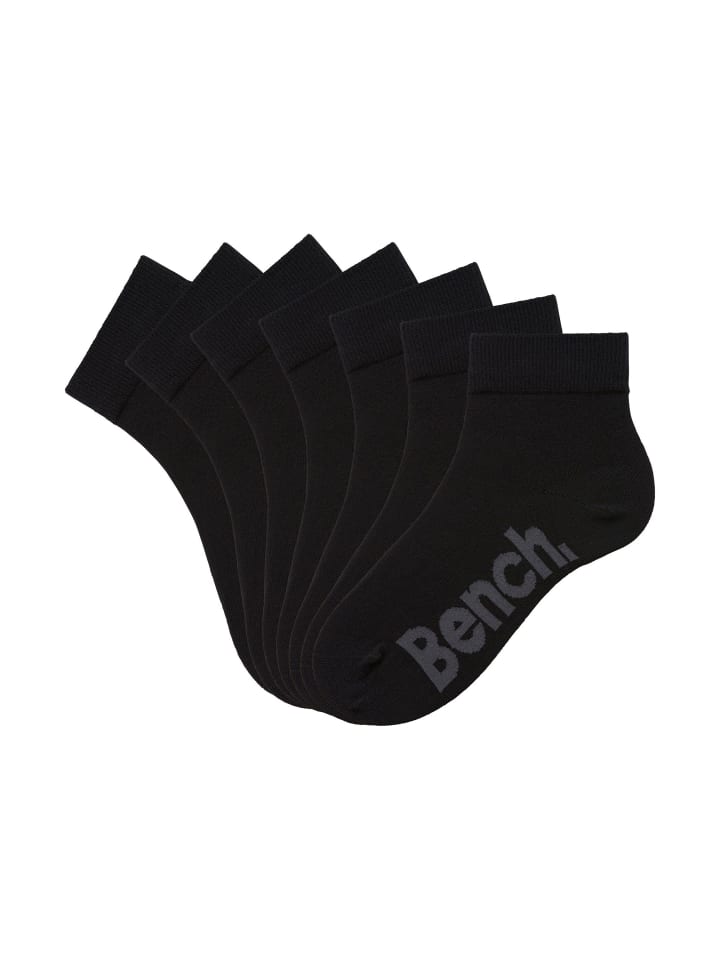 Kurzsocken in 7x schwarz