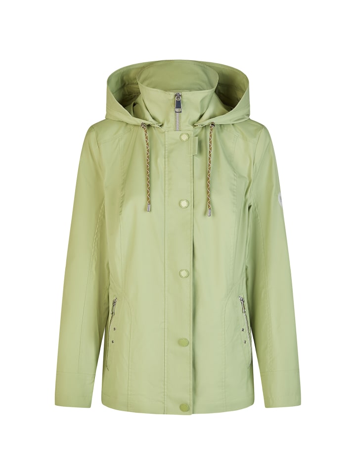 Jacke mit Kapuze in Hellblau
