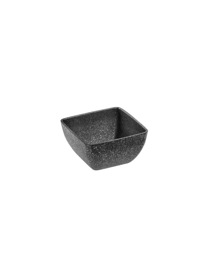 Schale FROSTFIRE in schwarz - 12,5 x 12,5 cm, H: 6,5 cm 0,5 Liter