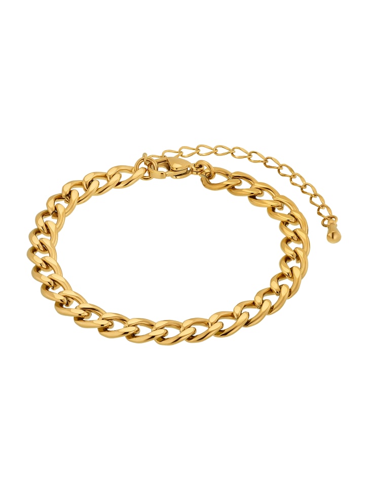 Gliederarmband Ylva goldfarben in goldfarben
