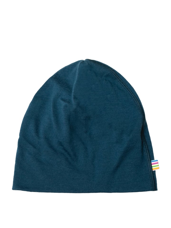 Mütze Merinowolle in dark blue