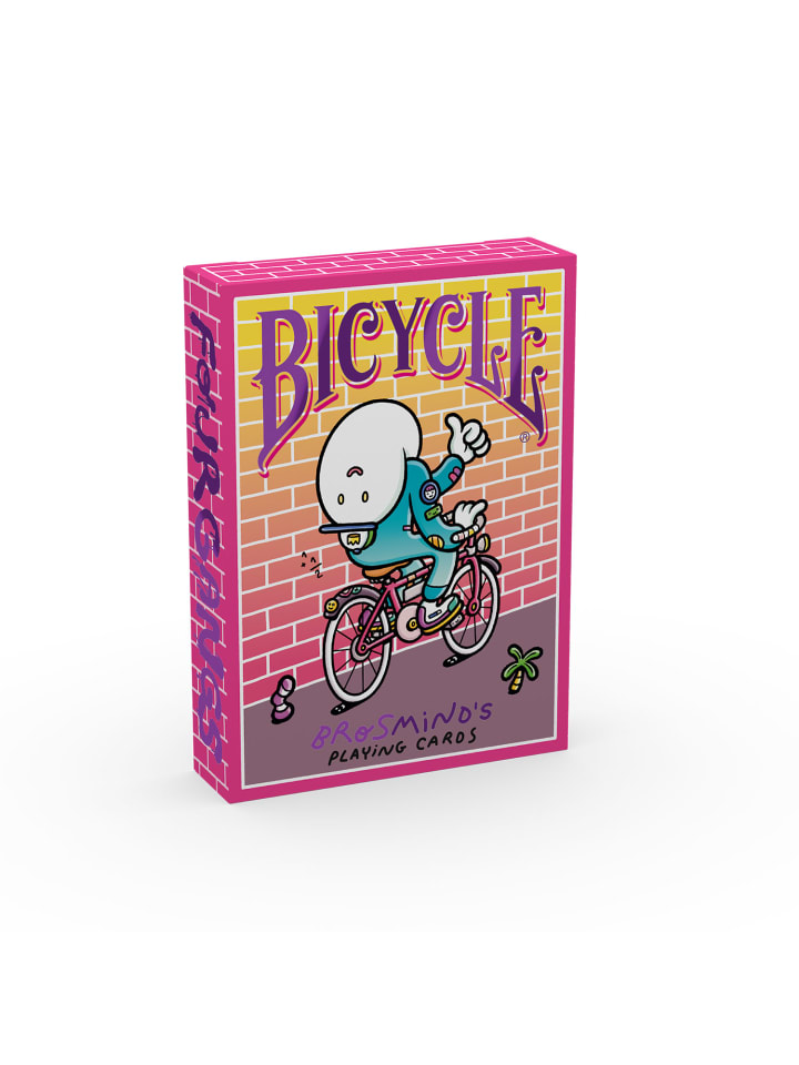 Bicycle - Kartendeck - Brosmind Four Gangs in pink