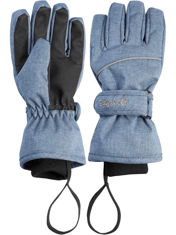Finger-Handschuh in Jeansblau