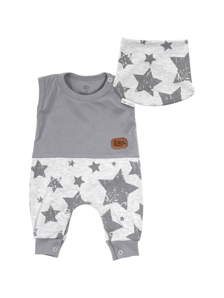 Babysets Sterne in grau