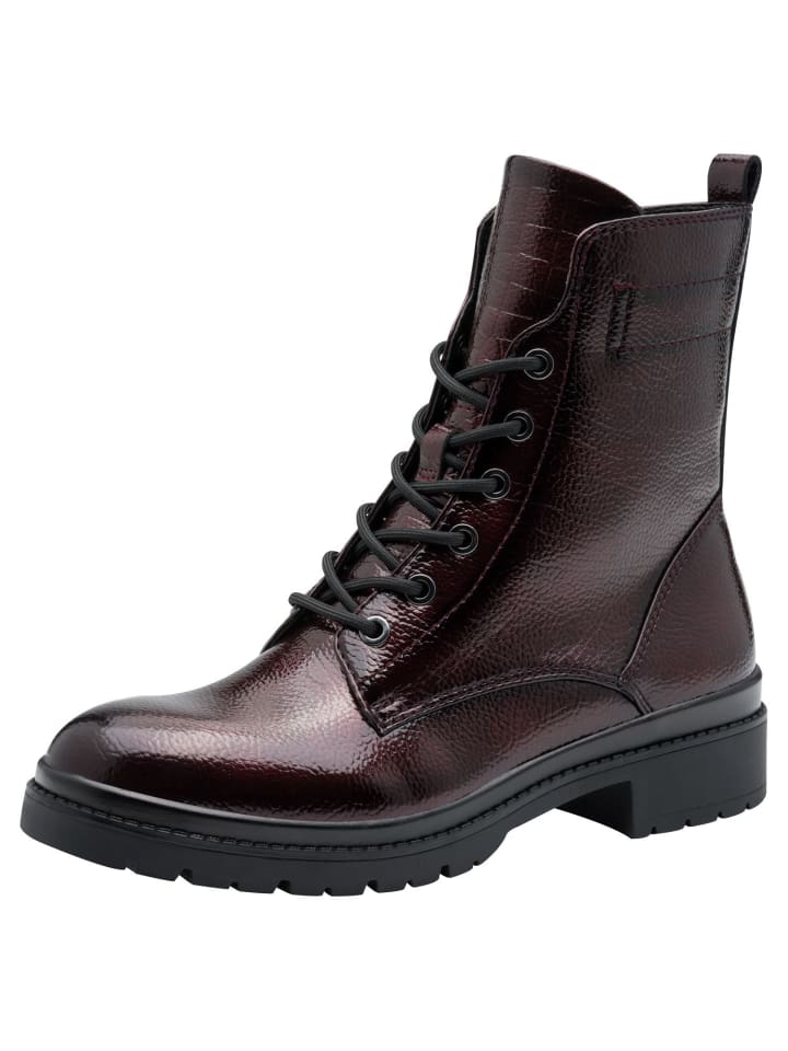 Stiefelette in MERLOT