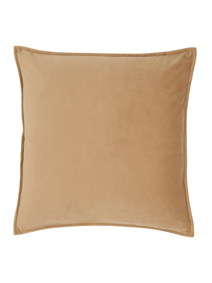 Chic Antique Velours-Kissenbezug Aix 50x50 cm in honig