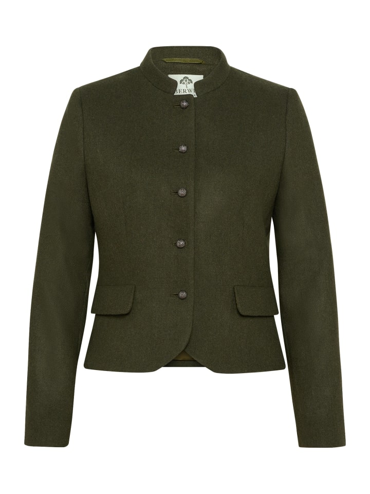 Lodenjacke mit Stehkragen