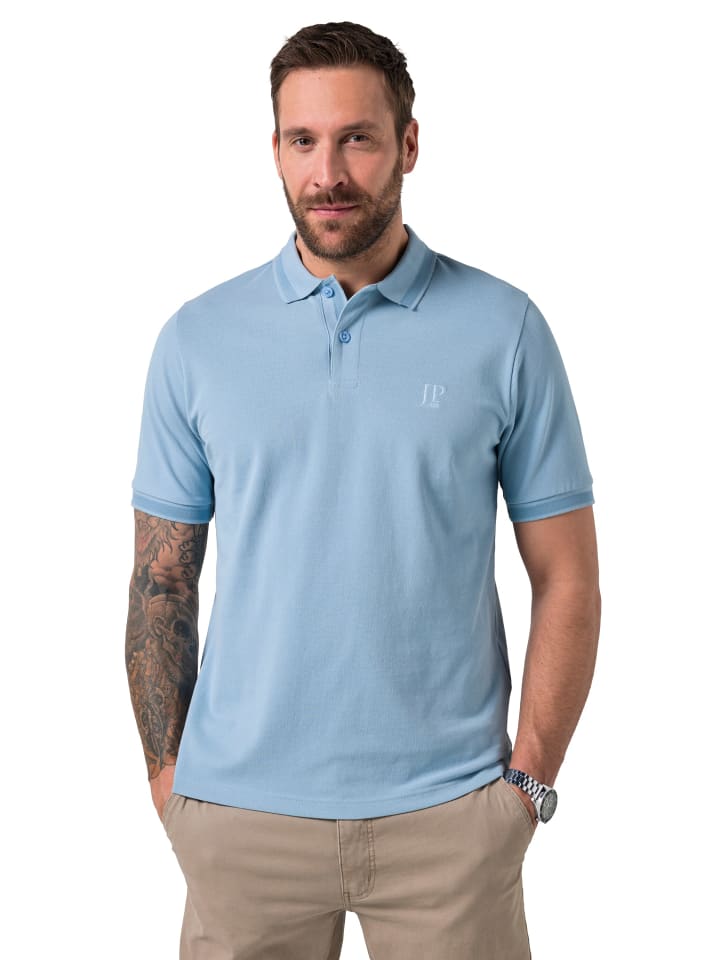 Poloshirt in helles blau