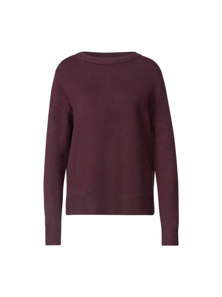 Pullover in rustic rouge mel.