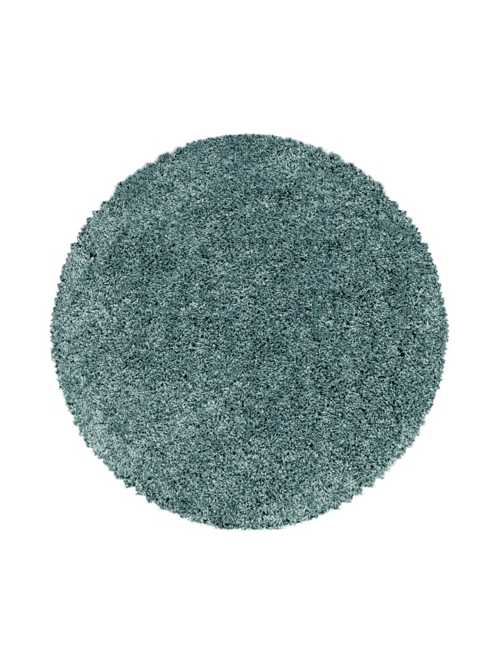 Hochflor Teppich Sima in Blau