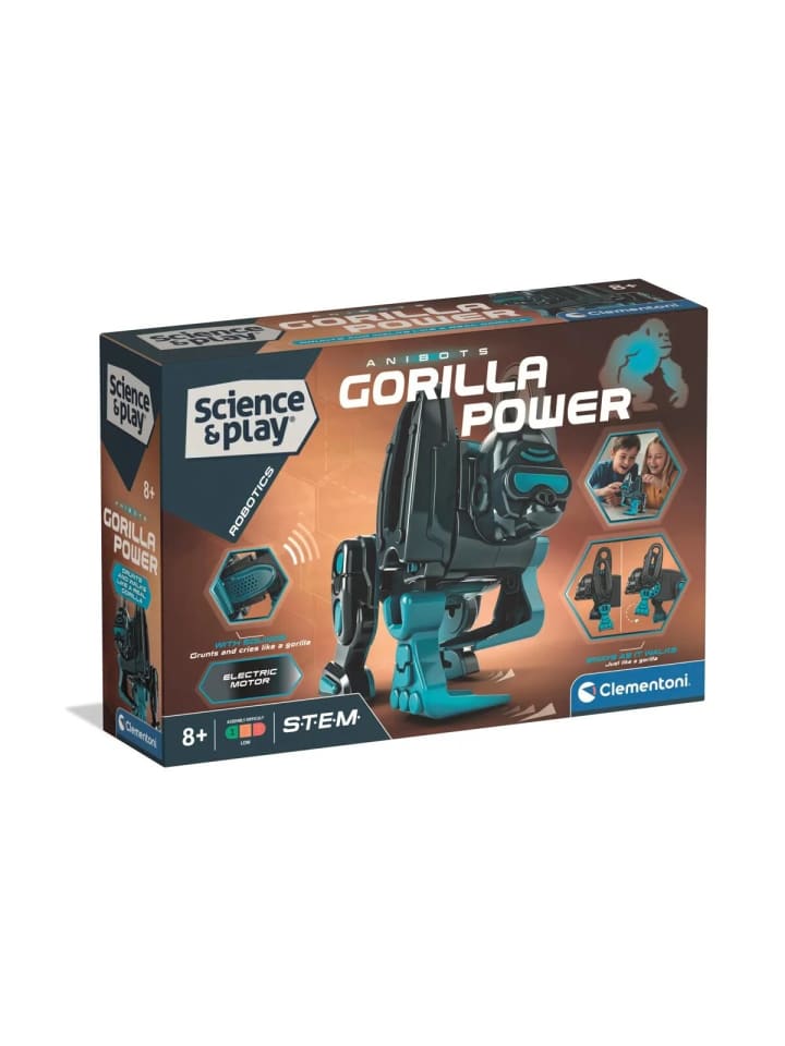 Tiere Power Gorilla Baukasten Clementoni