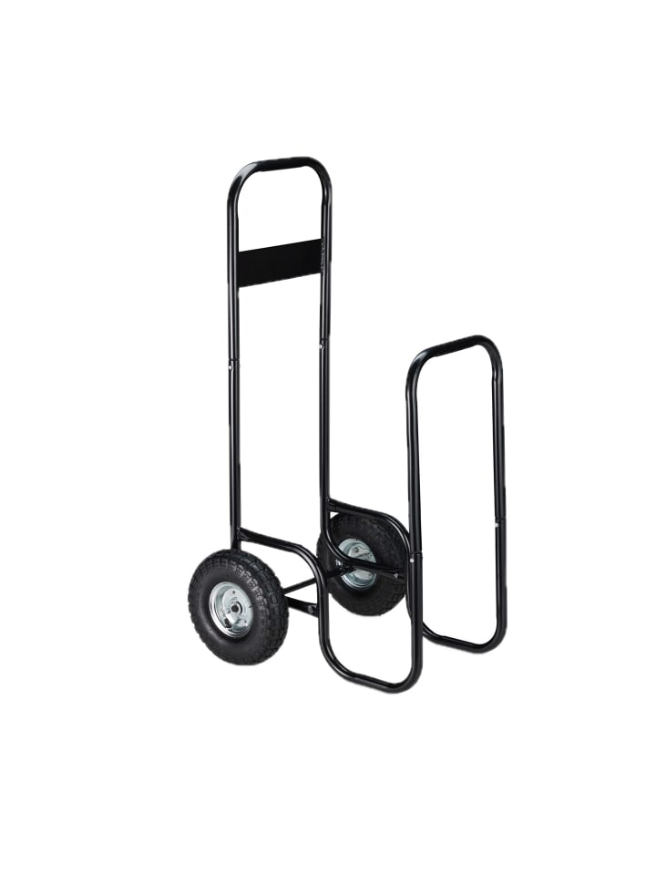 Kaminholzwagen in Schwarz - bis 60 kg