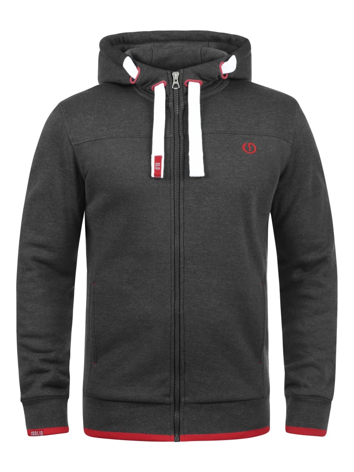 Kapuzensweatjacke SDBenjaminZip Sweatjacke in Grau