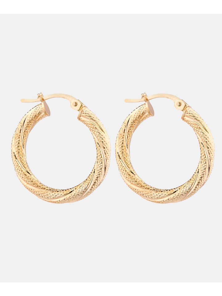 Creolen aus 375 Gelbgold
