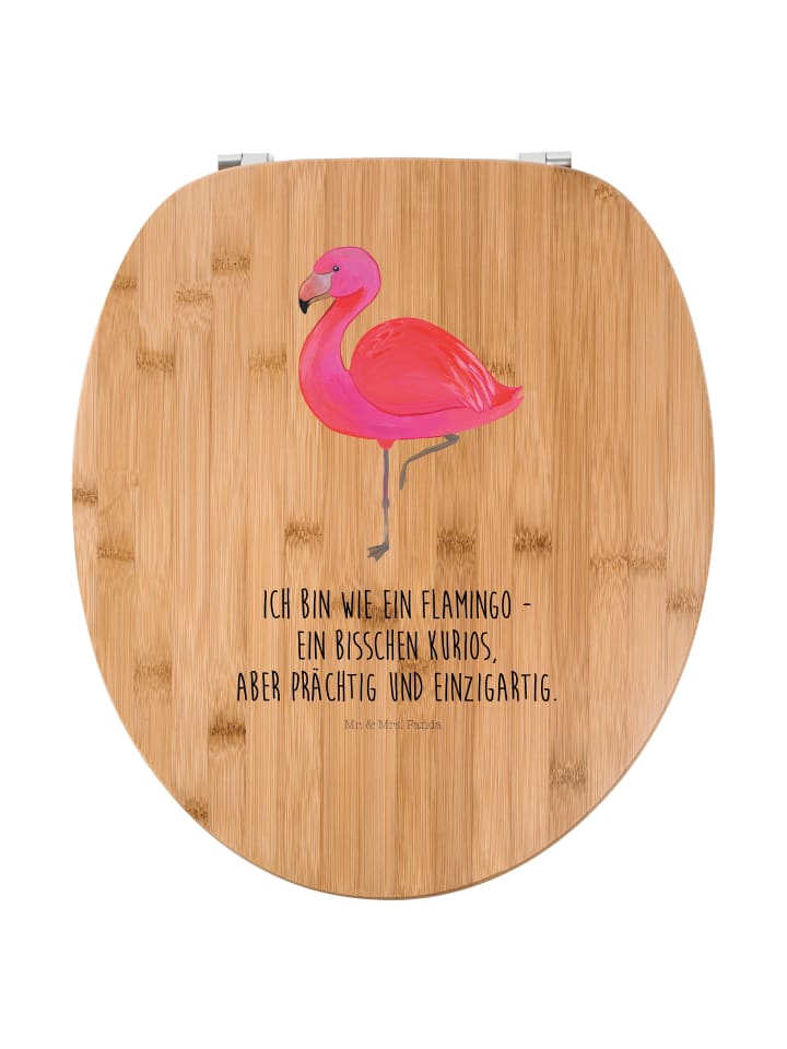 Klositz Flamingo Classic mit Spruch in Braun