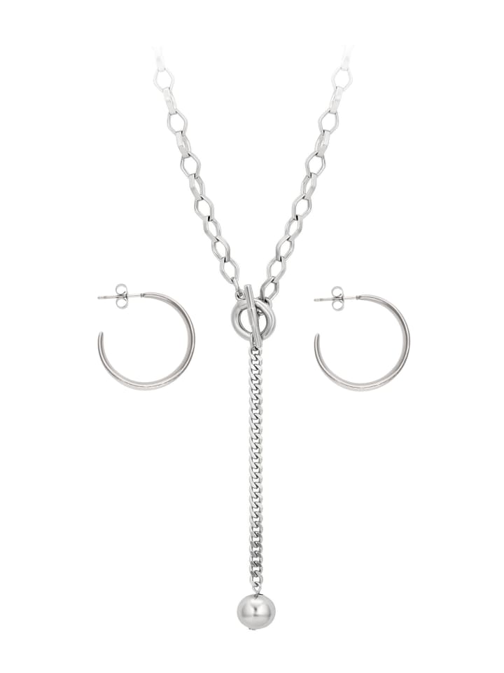 Women Jewelry Set in silver