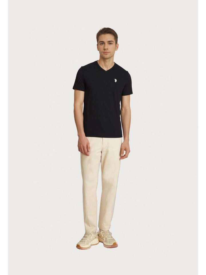 T-Shirt in schwarz