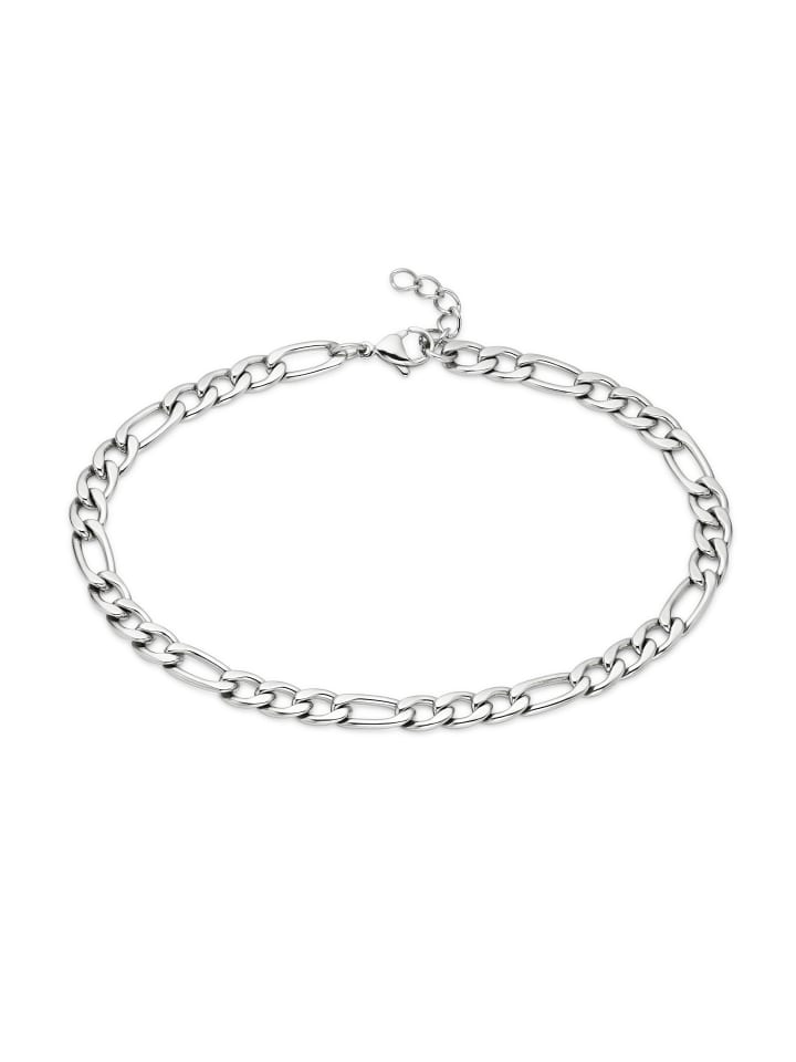 Fußkette in edelstahlfarben