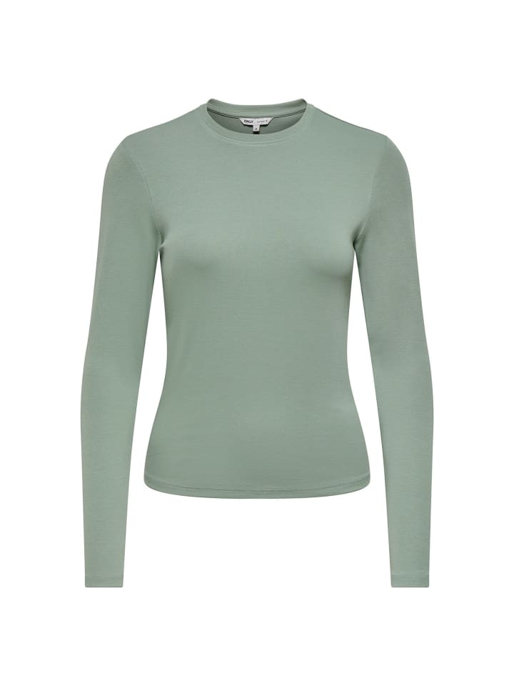 Longsleeve 1er Pack in Hellgrün