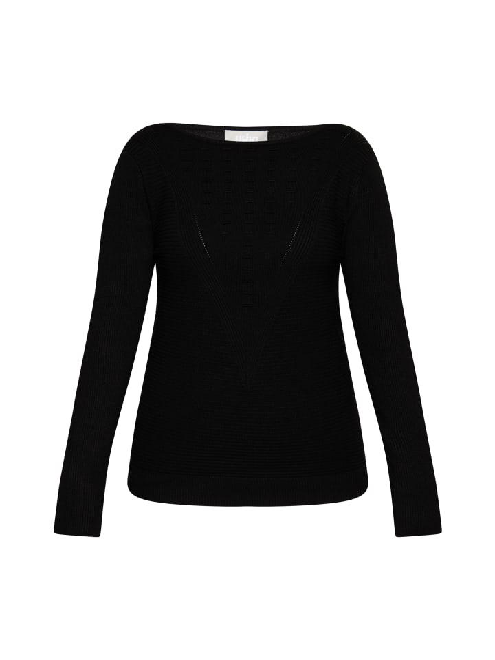 Damen Strick Pullover in Schwarz