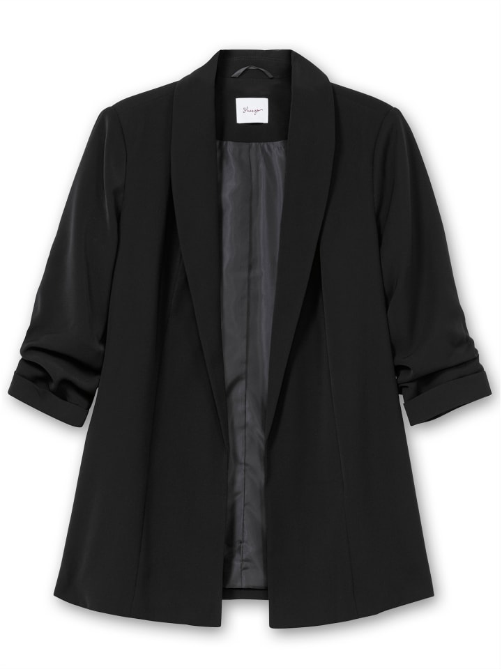 Longblazer in schwarz