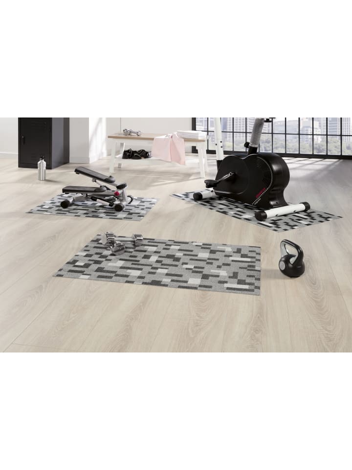 1 Mira Jacqu.Teppich Rieti anthrazit 65/180 cm in anthrazit