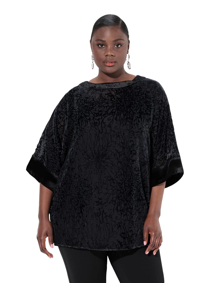 Bluse in schwarz