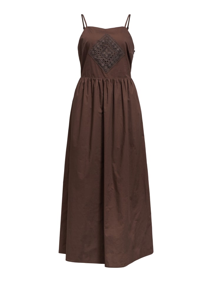 Maxikleid in Seal Brown