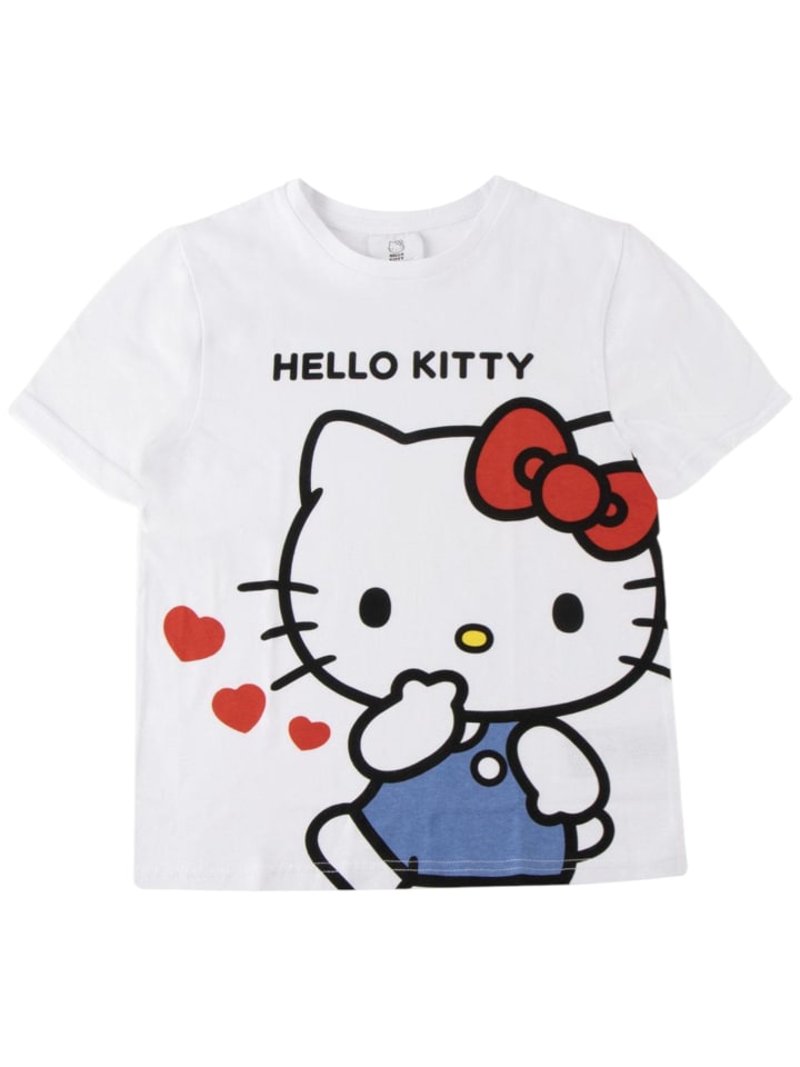 T-Shirt Hello Kitty in Weiß
