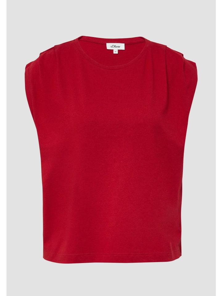 T-Shirt in 3533_mohnrot