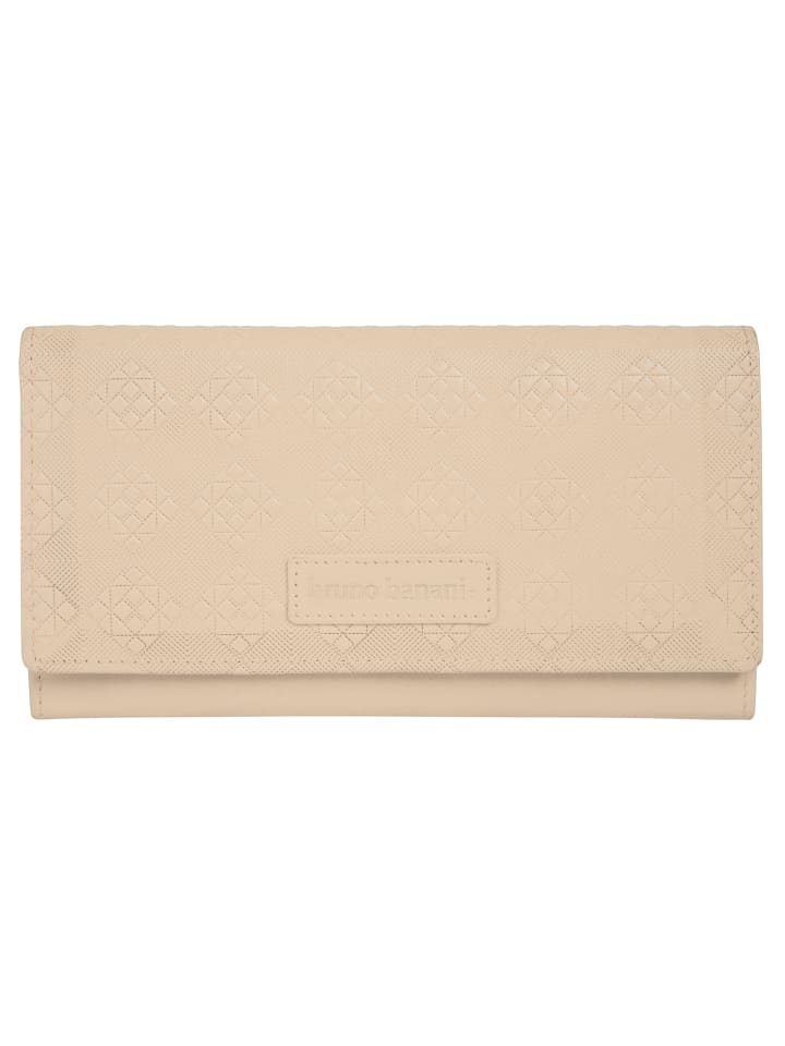 Geldbörse echt Leder in beige