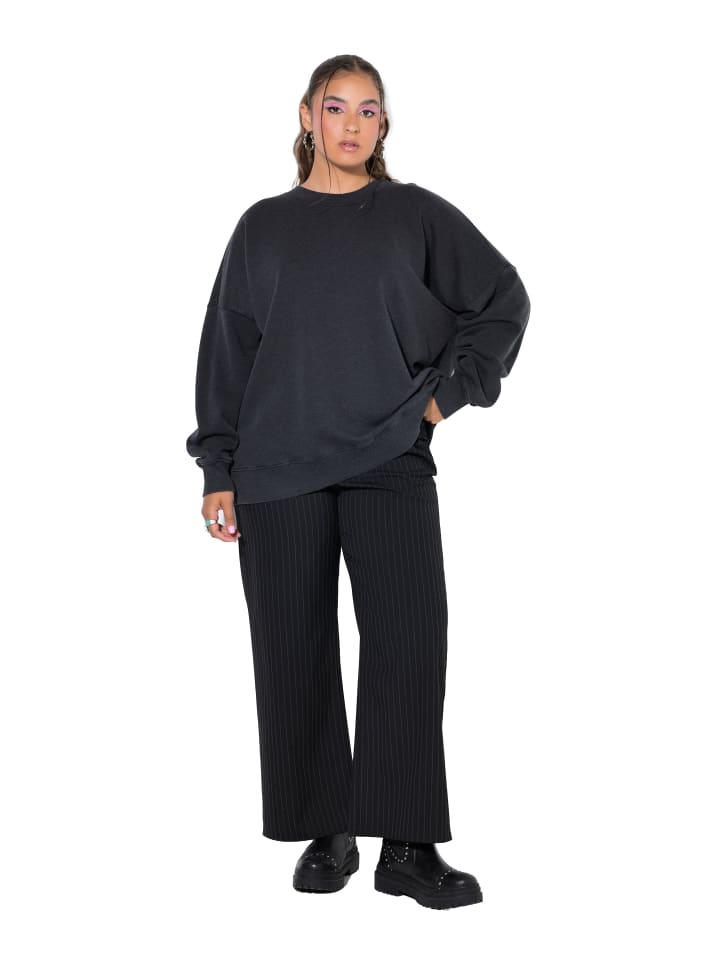 Sweatshirt in anthrazit melange