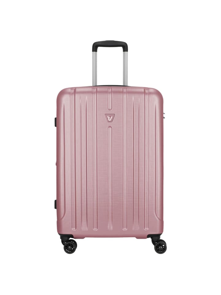 Kinetic 2.0 4 Rollen Trolley M 66 cm mit Dehnfalte rosa antico