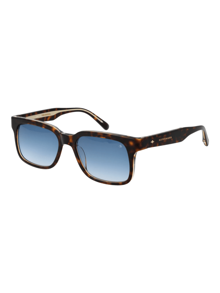 Männer Sonnenbrille Quadratisch Braun