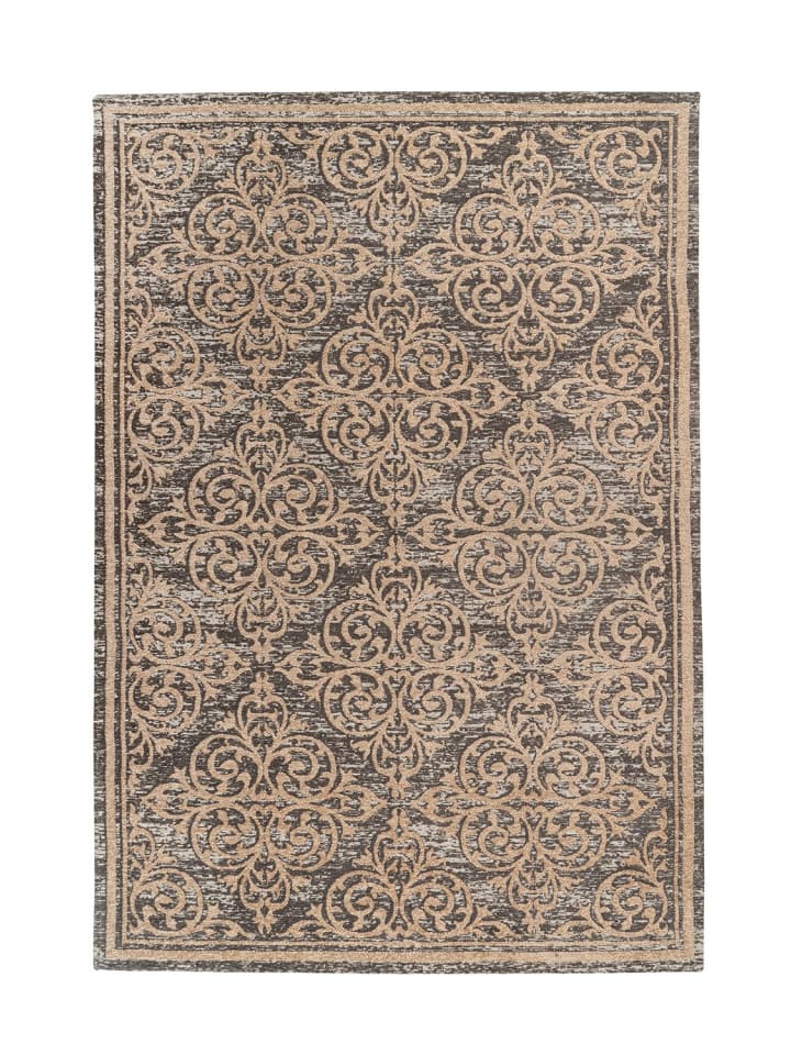 Flachgewebe Teppich Dora 125 in Beige