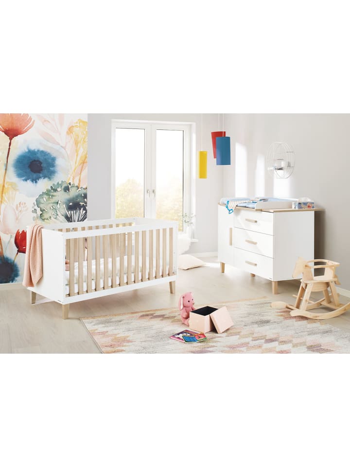 Kinderzimmer-Set Lumi extrabreit, 2-tlg. in Weiß