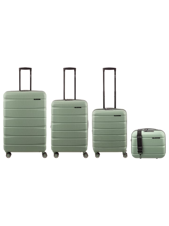 ABS13 76/66/55er + BC Trolley 4er SET in light green