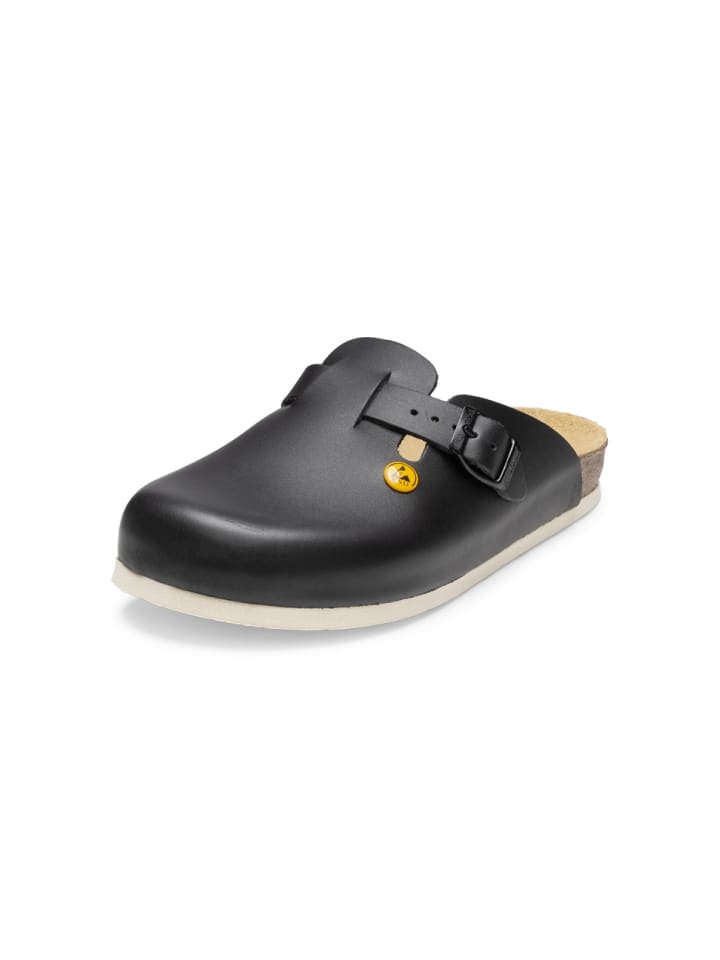 Vollrindleder Clogs in schwarz WS