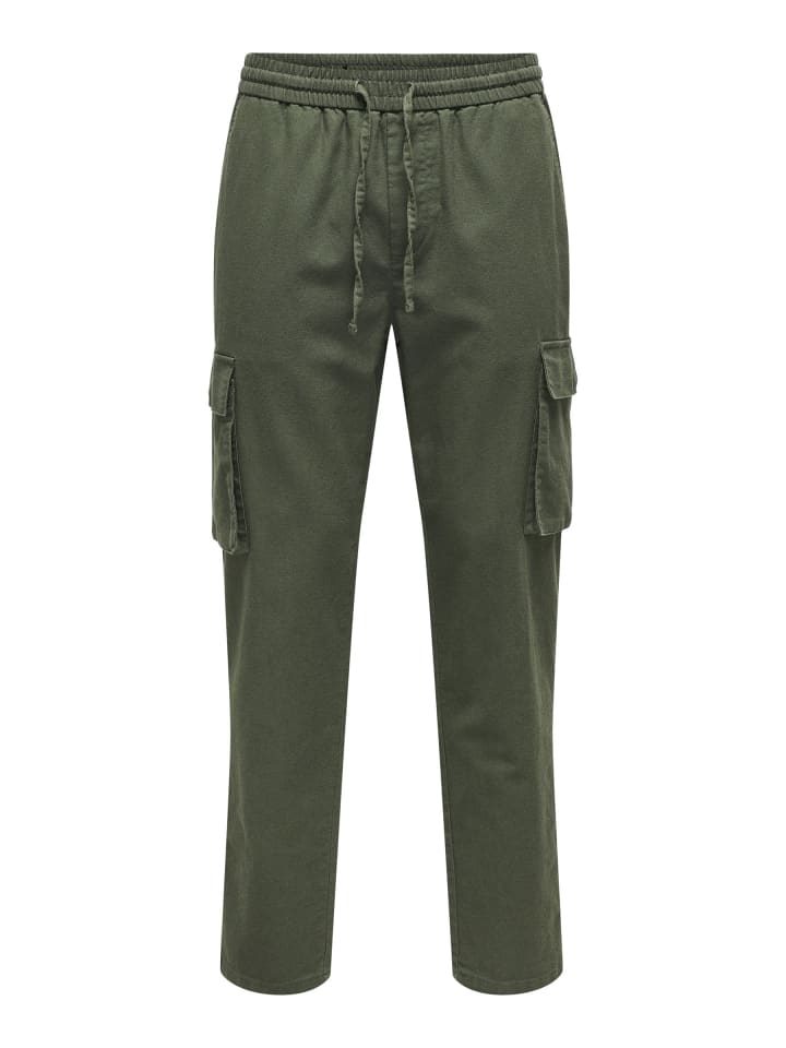 Cargo-Hose in Olive Night 1