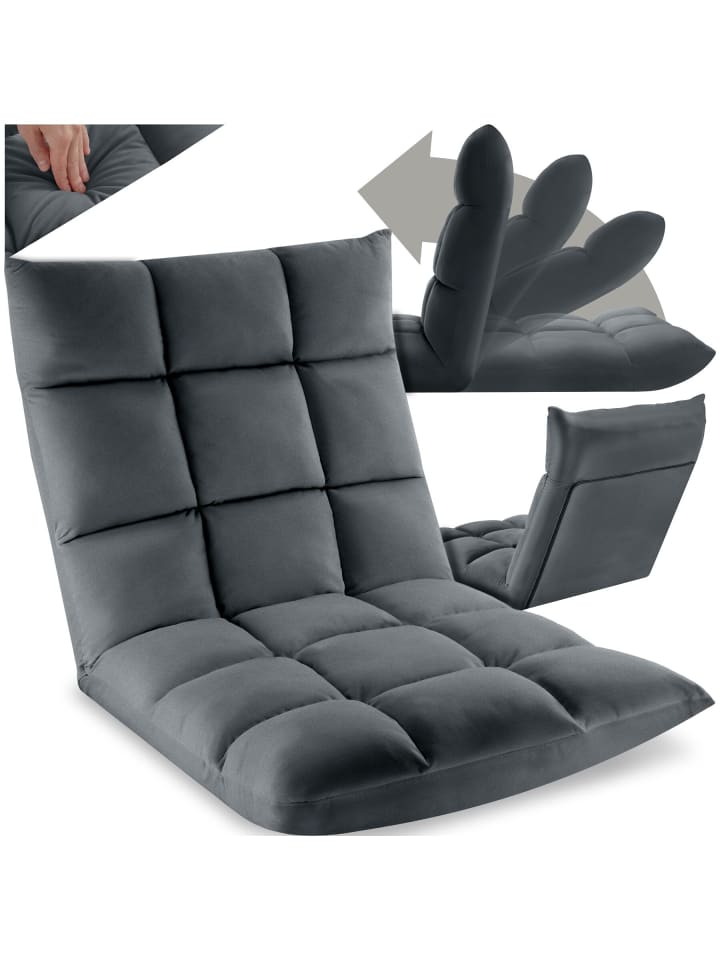 Relaxsessel  Snooze , 108 x 57 x 13,5 cm, grau
