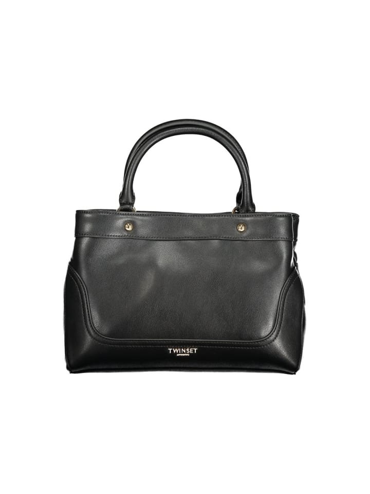 Schwarz Polyurethan Damen Tasche