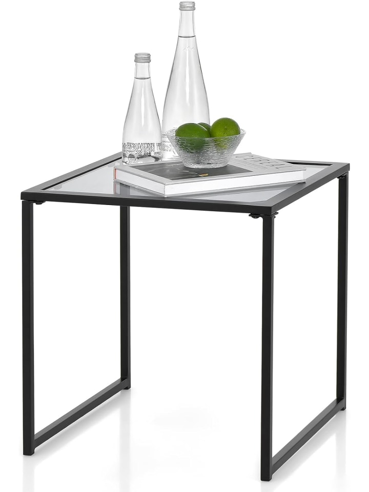 Gartentisch 43x43x45cm in Transparent