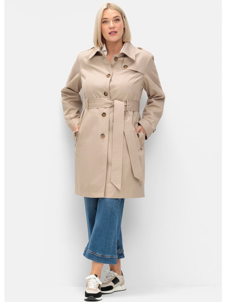 Trenchcoat in softtaupe