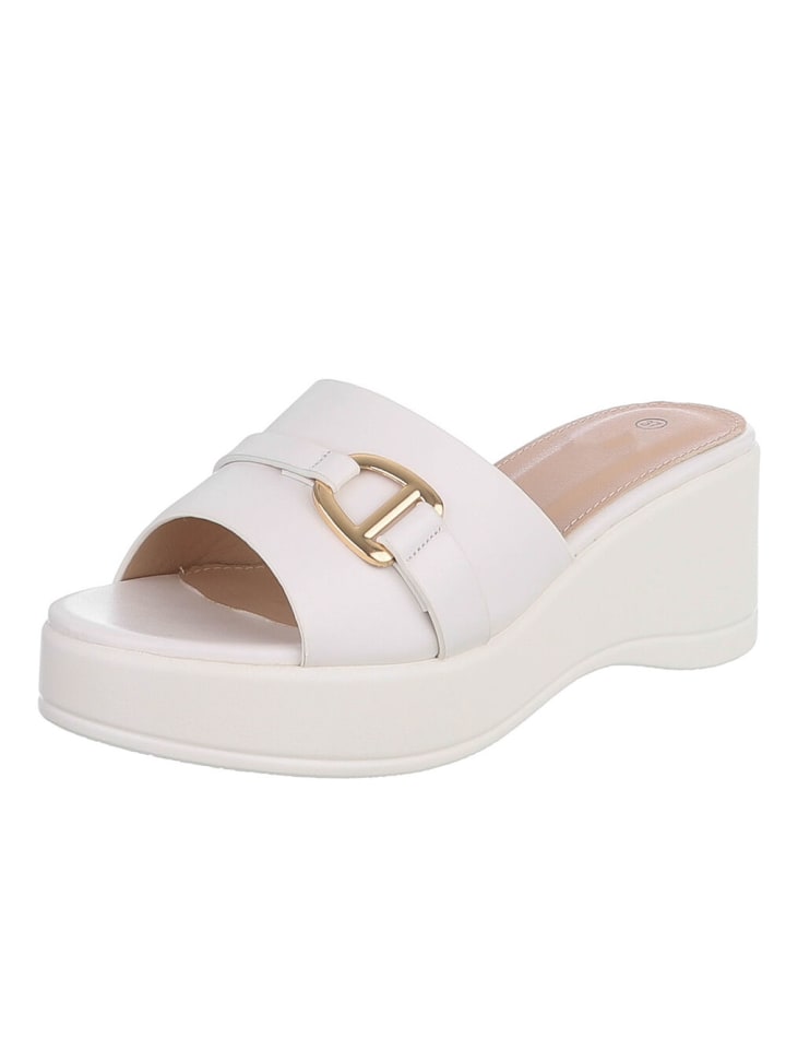 Sandale & Sandalette in Weiß
