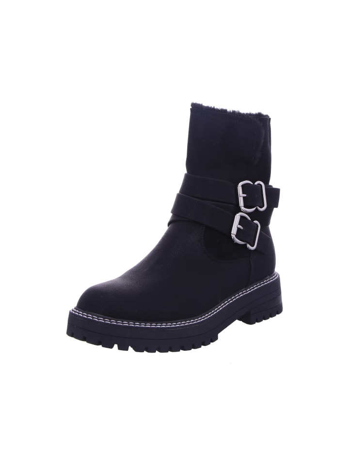 Stiefelette in schwarz