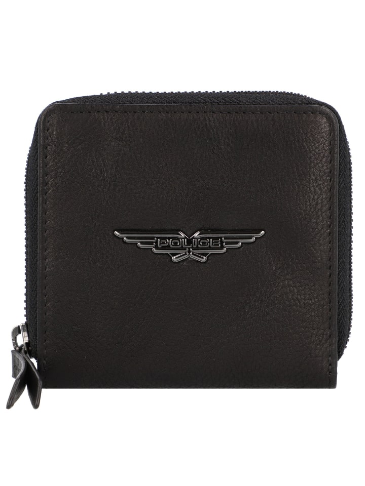 PT150-10368 Geldbörse Leder 12 cm black